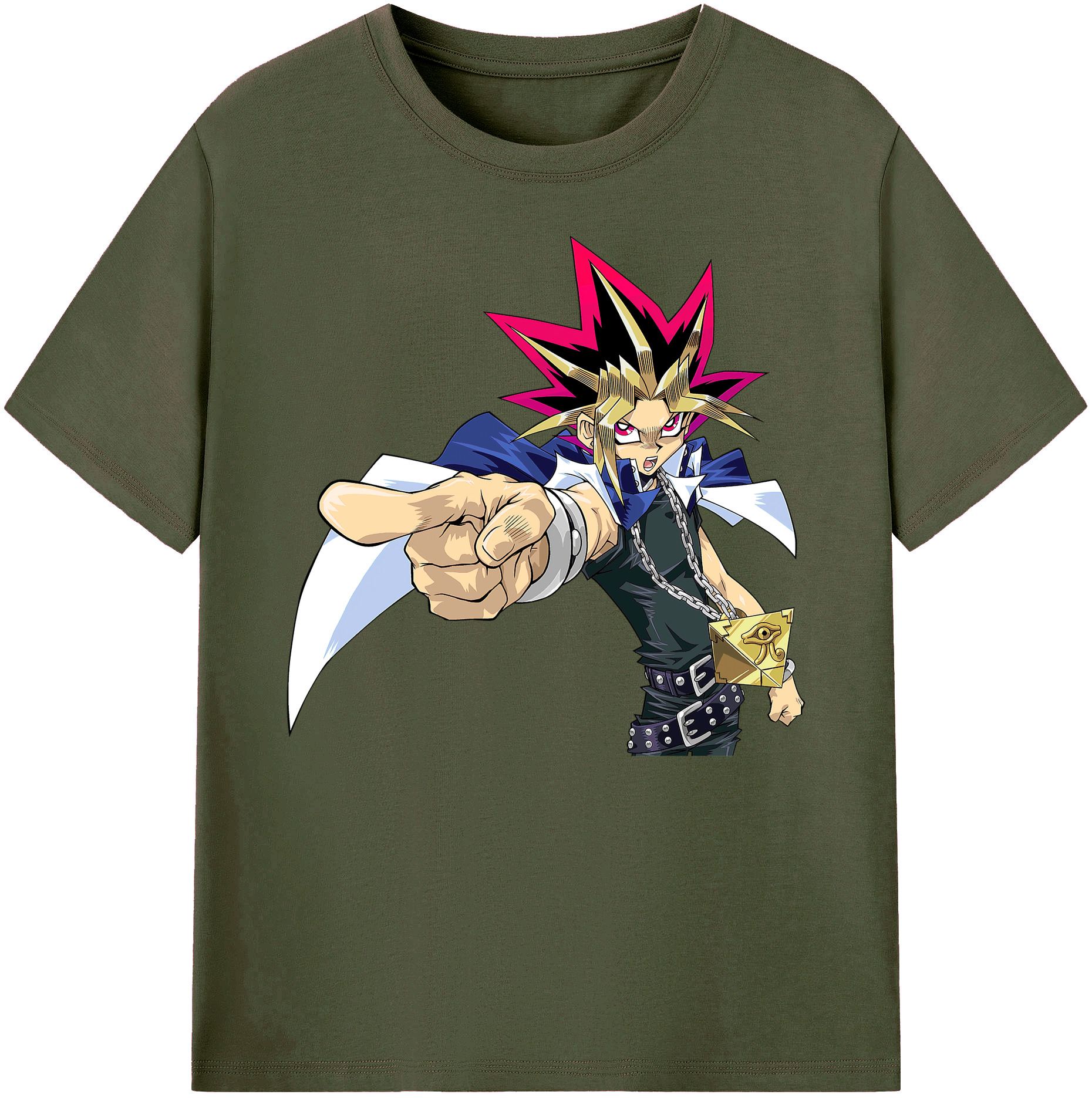 （画像用） 遊☆戯☆王 Yu-Gi-Oh! 綿100％ メンズ半袖Tシャツ｜肌触りやわらか＆通気性